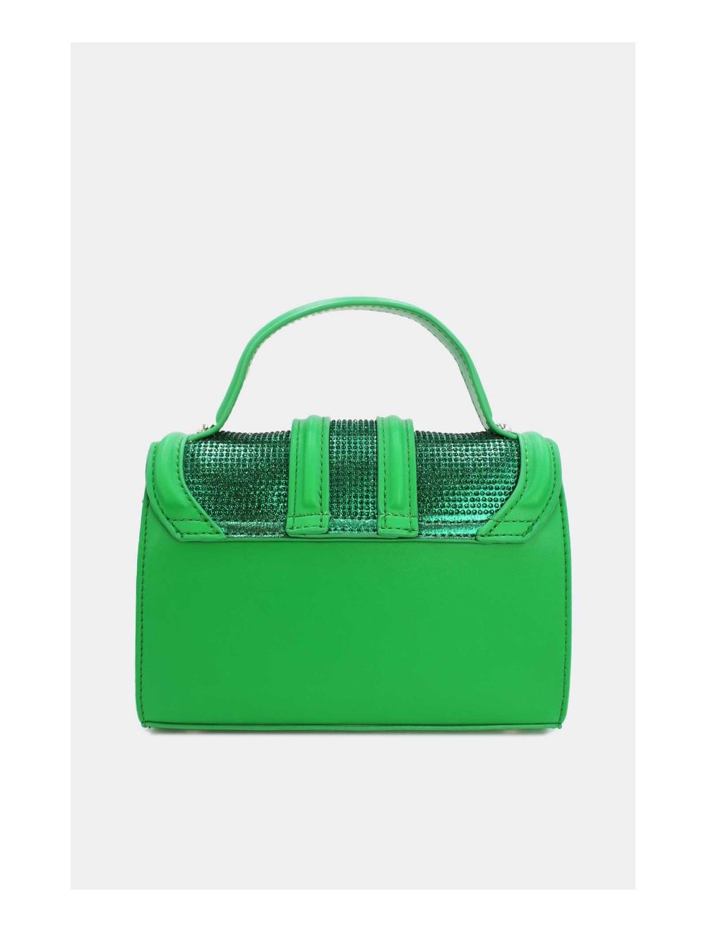 Tom&eva Mini Sac à Main Strassé Style Vintage 22B-5592-Green