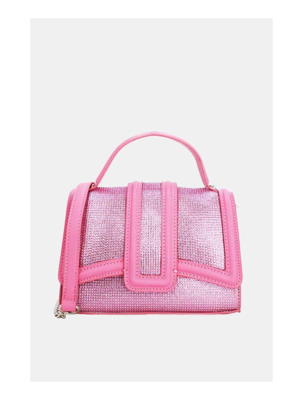 Tom&eva Mini Sac à Main Strassé Style Vintage 22B-5592-Pink