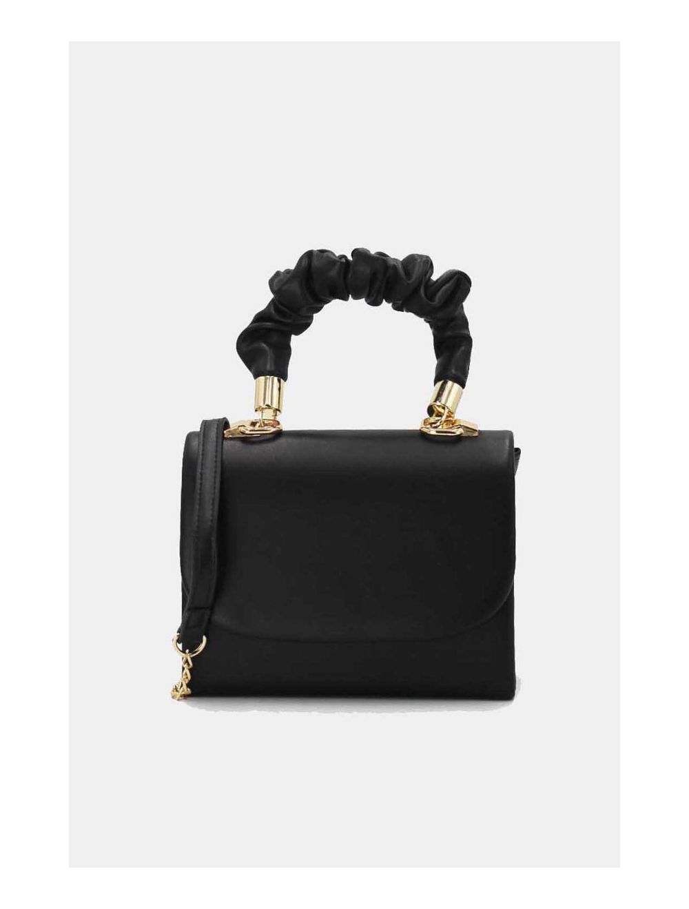 Tom&eva Mini Sac Besace Avec Poignée Ruché-22P-5368-Black