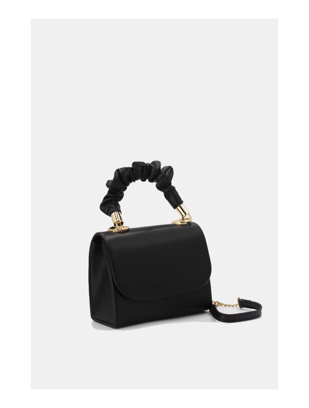 Tom&eva Mini Sac Besace Avec Poignée Ruché-22P-5368-Black