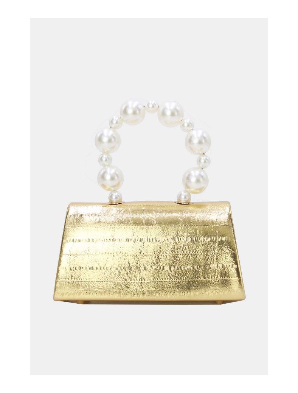 Tom&eva Petit Sac à Main à Anse Perles 24P-5869-Doré