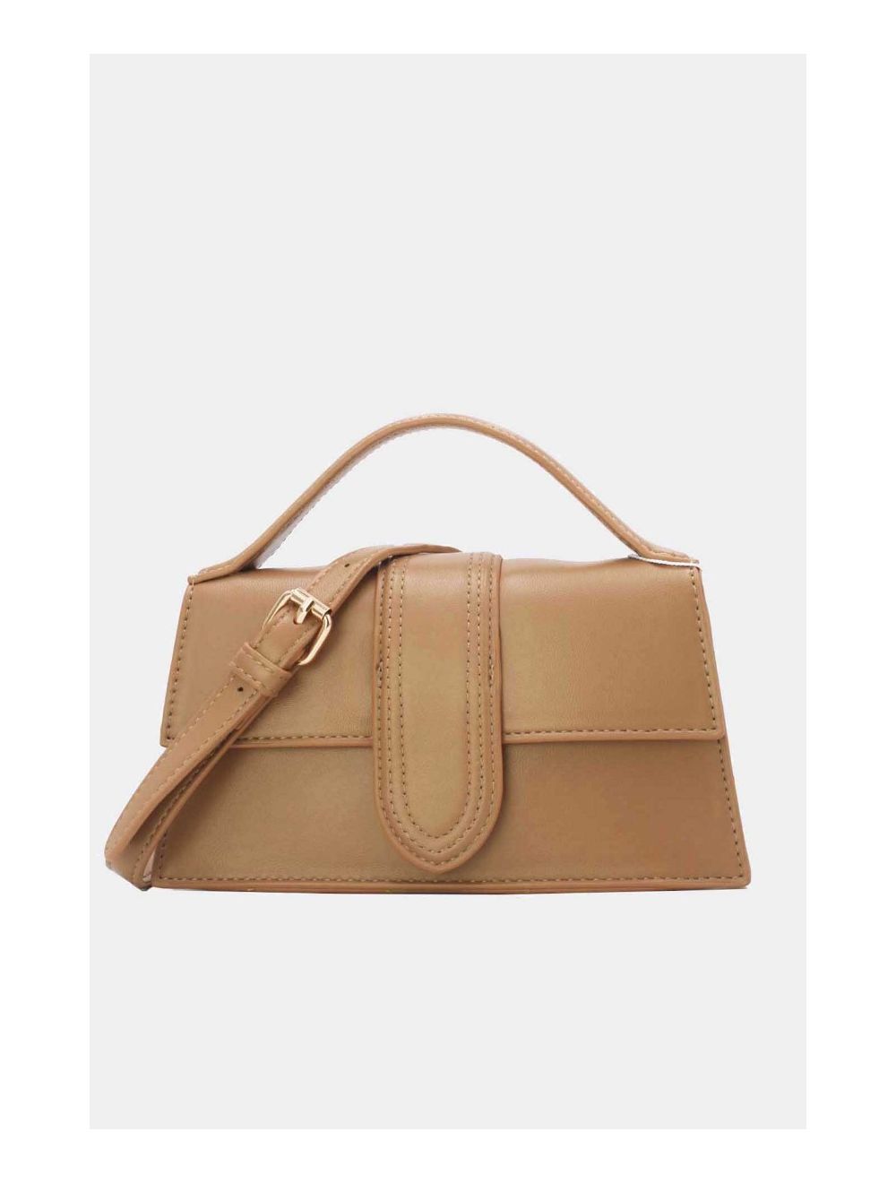Tom&eva Petit Sac à Main à Languette Femme RÉASSORT 23P-5813-Camel