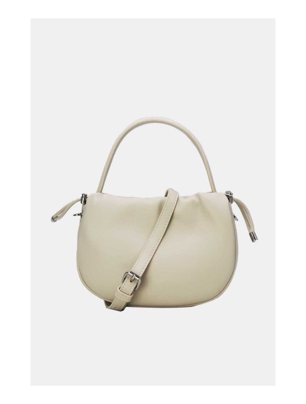 Tom&eva Petit Sac à Main Effet Cuir D'Agneau 24P-5992-Beige