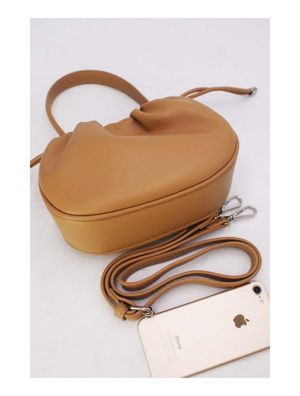 Tom&eva Petit Sac à Main Effet Cuir D'Agneau 24P-5992-Kaki
