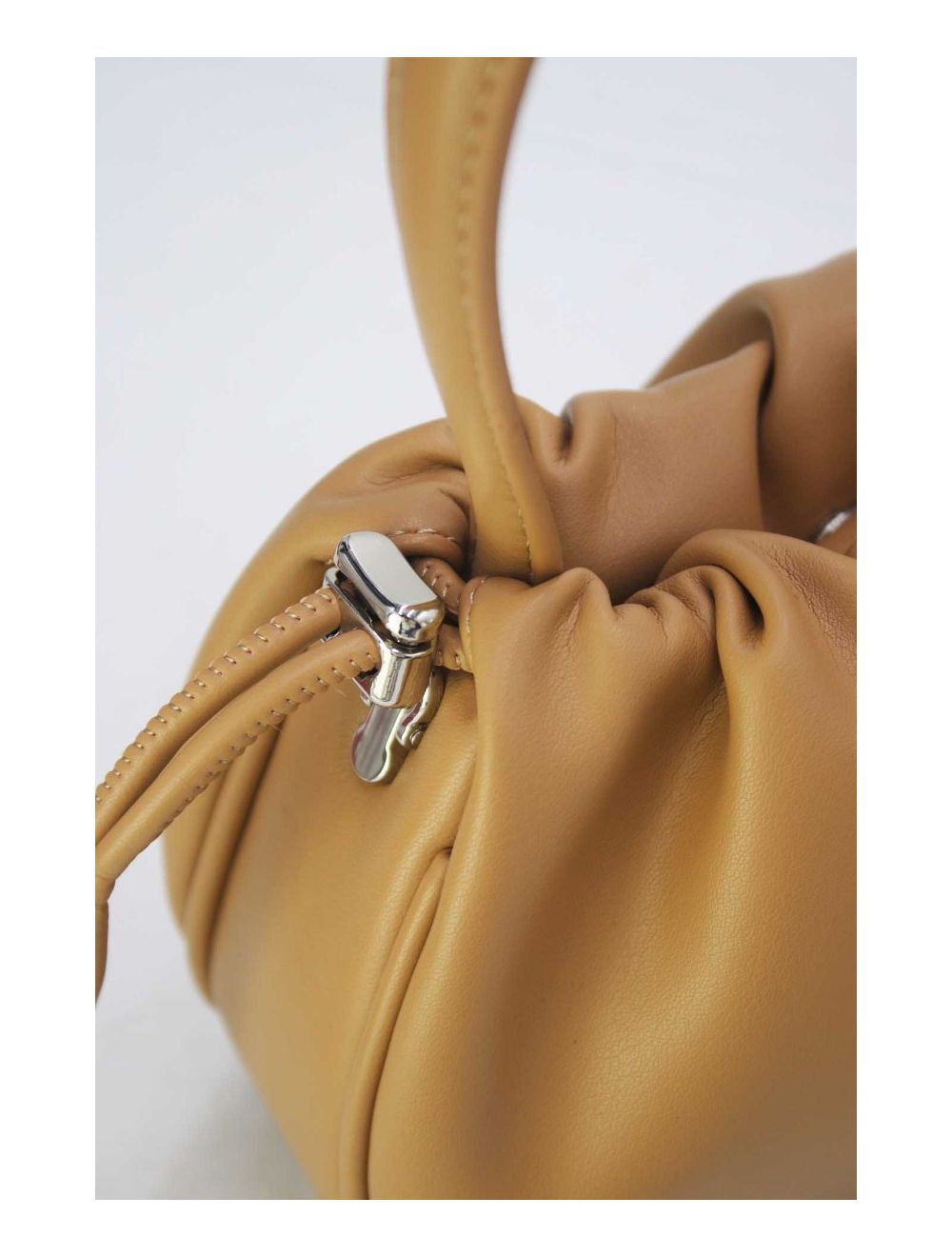 Tom&eva Petit Sac à Main Effet Cuir D'Agneau 24P-5992-Kaki