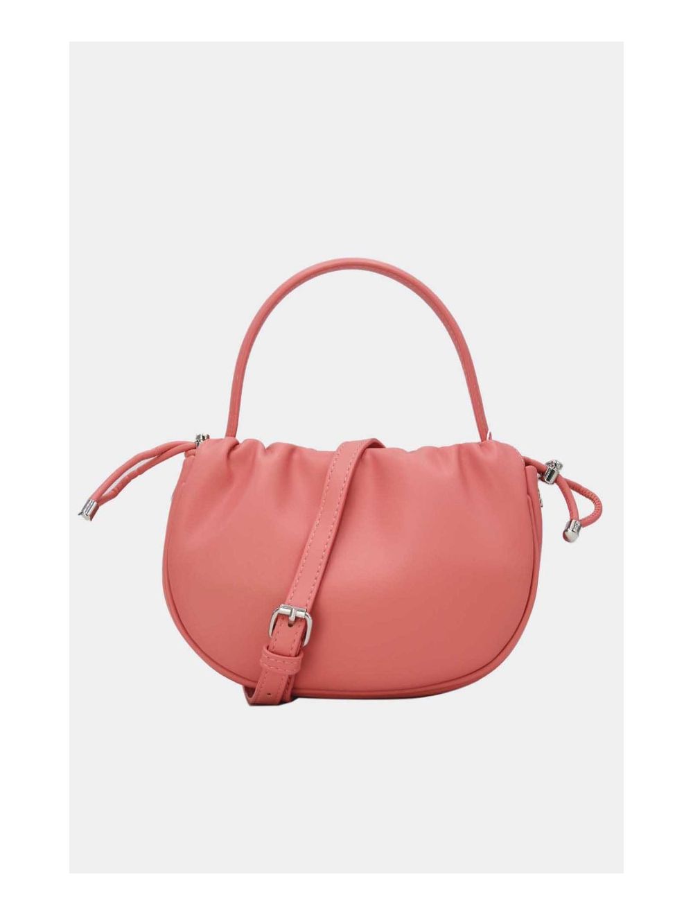 Tom&eva Petit Sac à Main Effet Cuir D'Agneau 24P-5992-Pink
