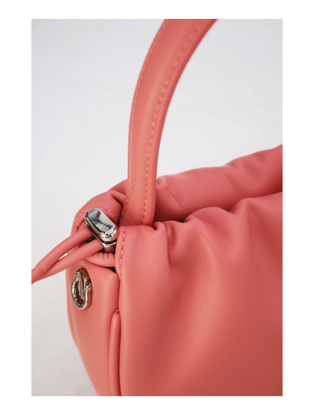 tom&eva Petit Sac à Main Effet Cuir d'Agneau 24P-5992-Pink