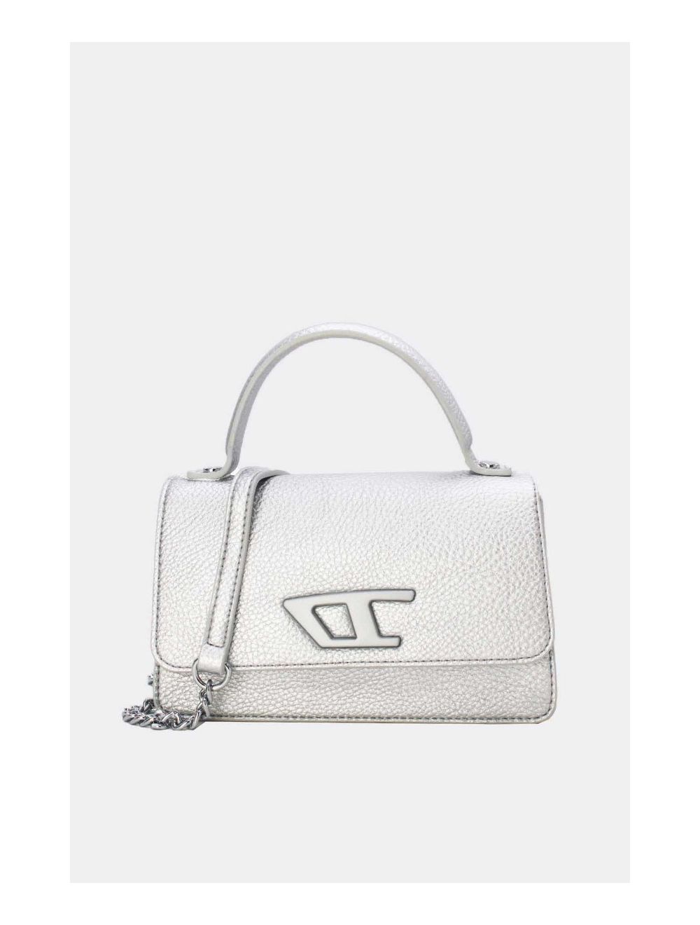 Tom&eva Petit Sac à Main Effet Grainé 23P-5811-Argenté