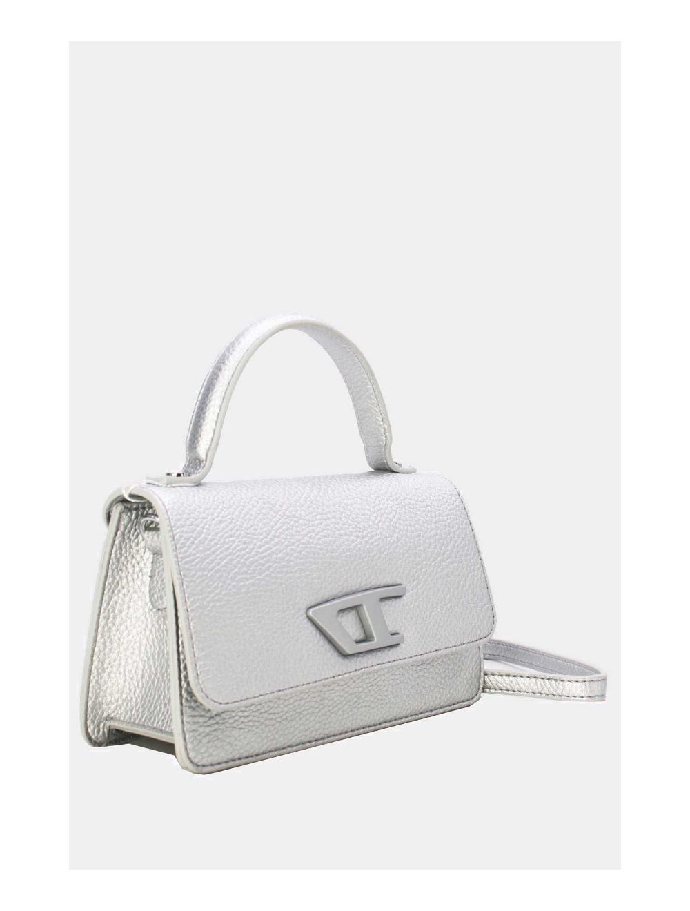 Tom&eva Petit Sac à Main Effet Grainé 23P-5811-Argenté