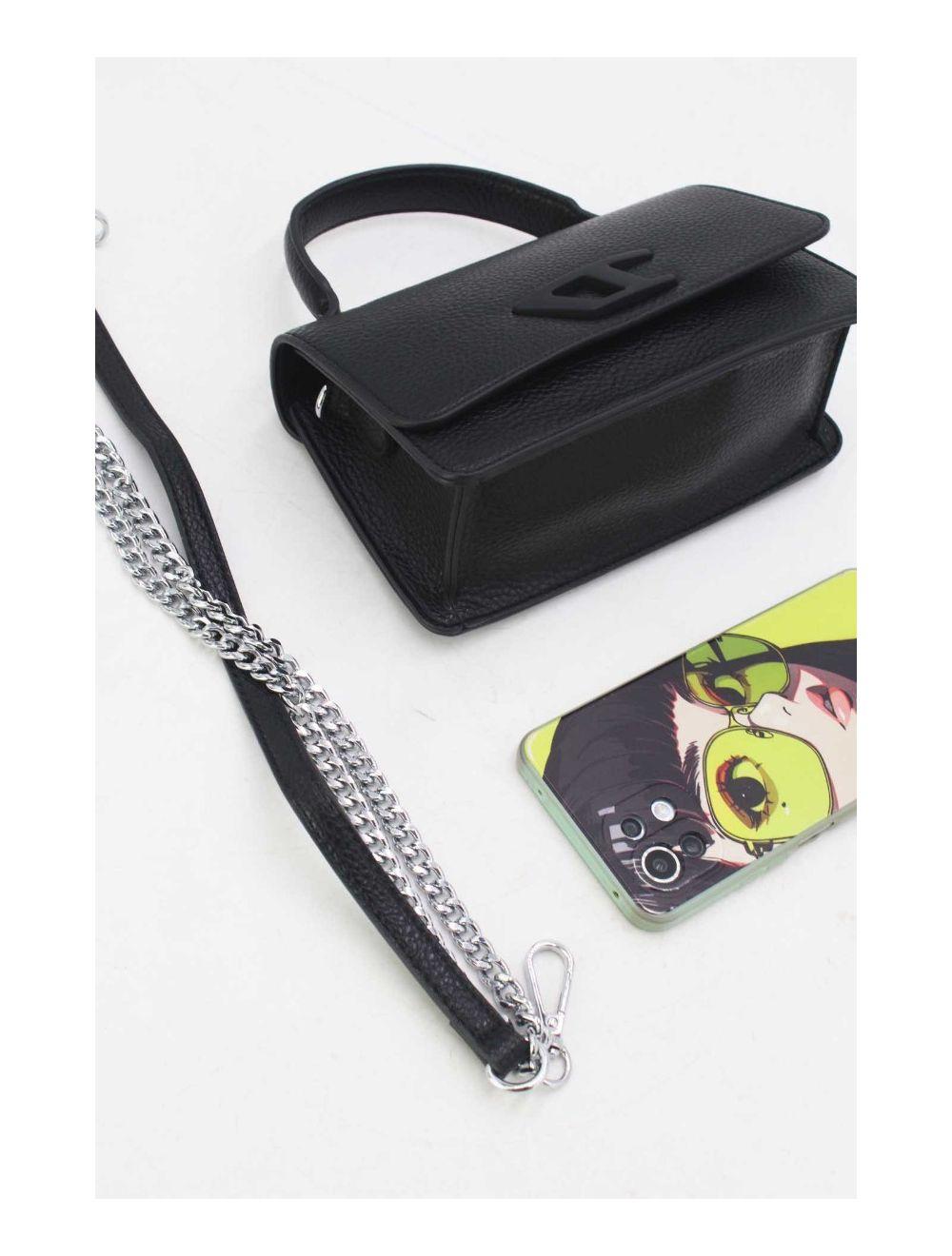 tom&eva Petit Sac à Main Effet Grainé 23P-5811-Noir