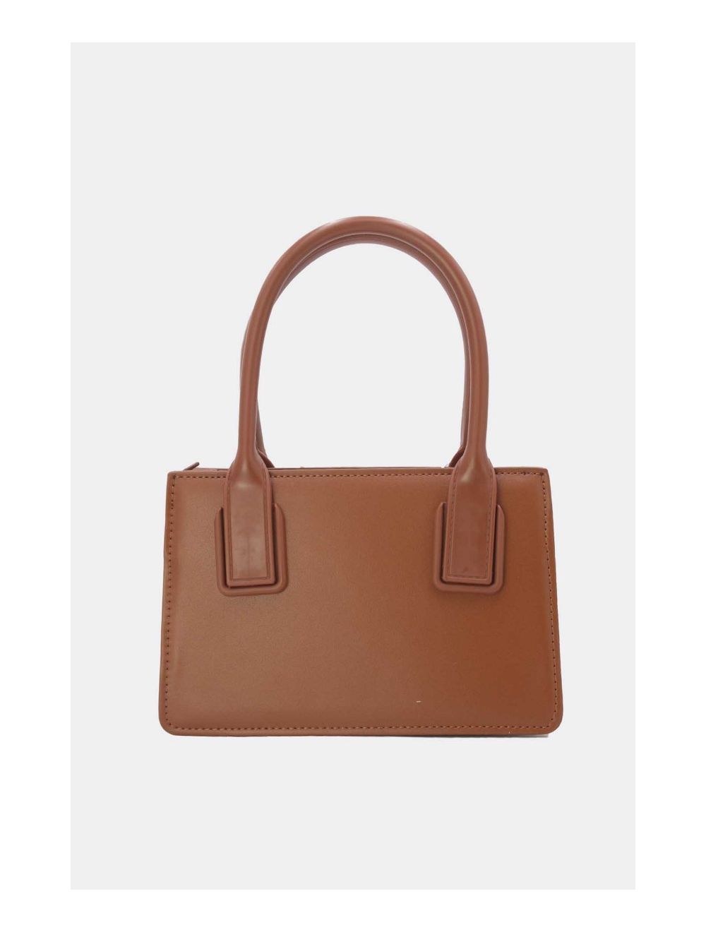 Tom&eva Petit Sac à Main Effet Paille Style Vintage 24P-6060-Café