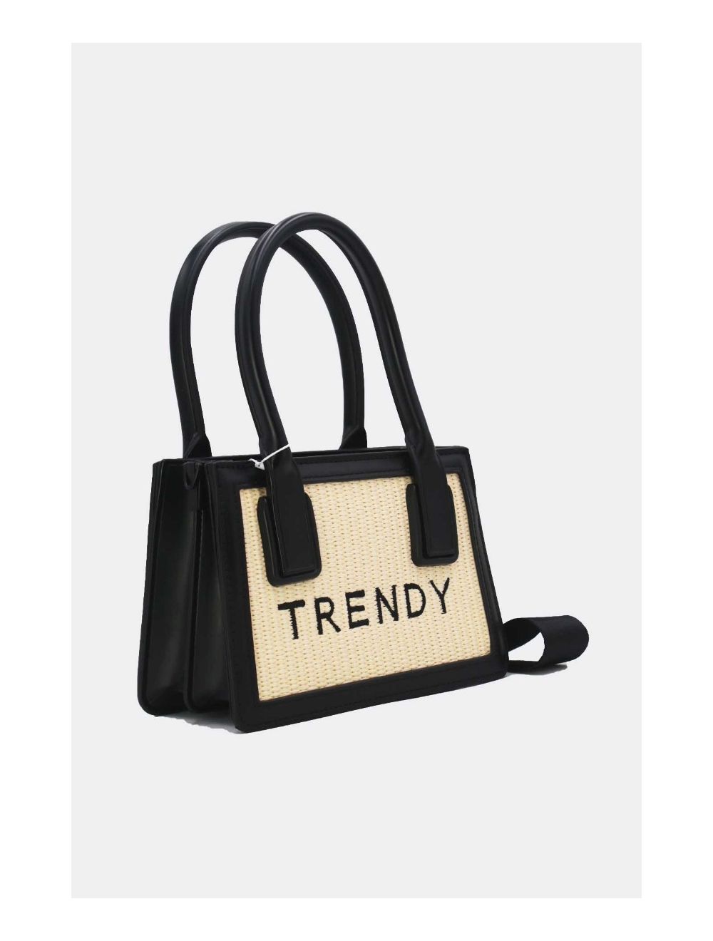 Tom&eva Petit Sac à Main Effet Paille Style Vintage 24P-6060-Beige