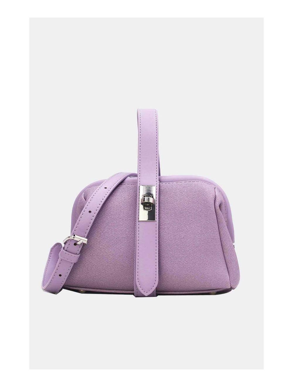 Tom&eva Petit Sac à Main Effet Tissu 24P-6019-Purple