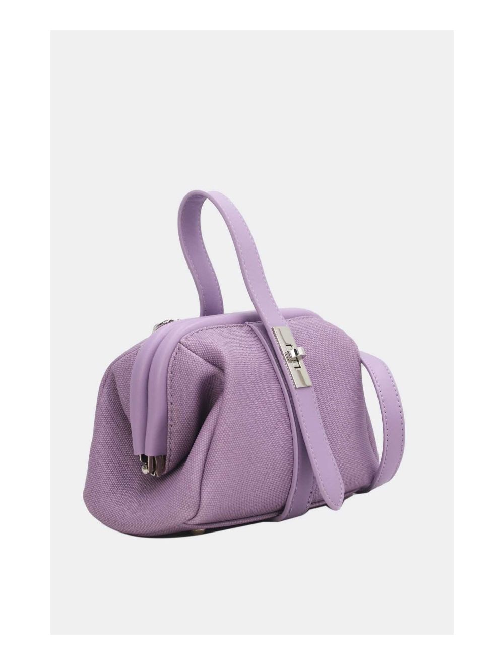 Tom&eva Petit Sac à Main Effet Tissu 24P-6019-Purple