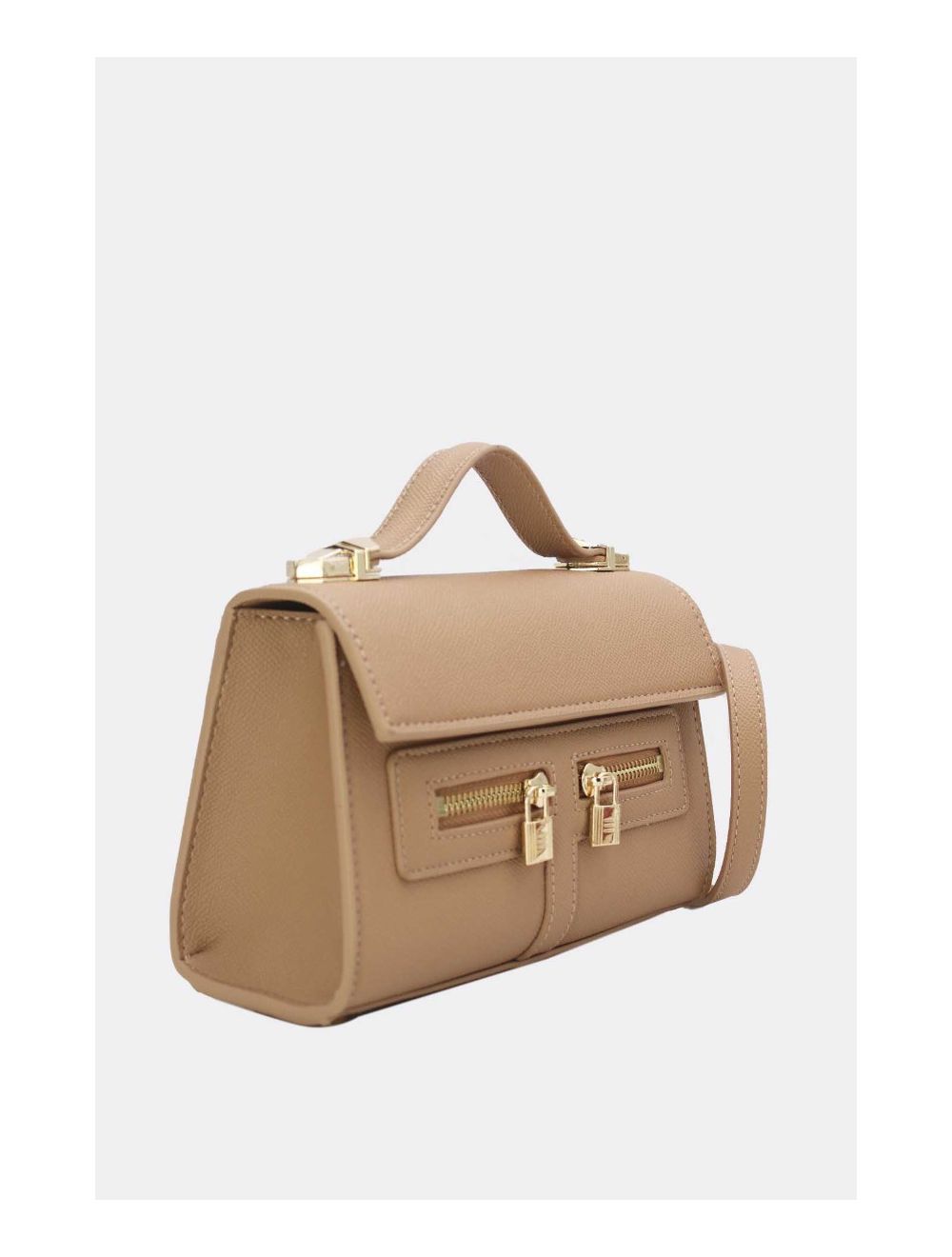 Tom&eva Petit Sac à Main Orné Lock 24P-5953-Abricot