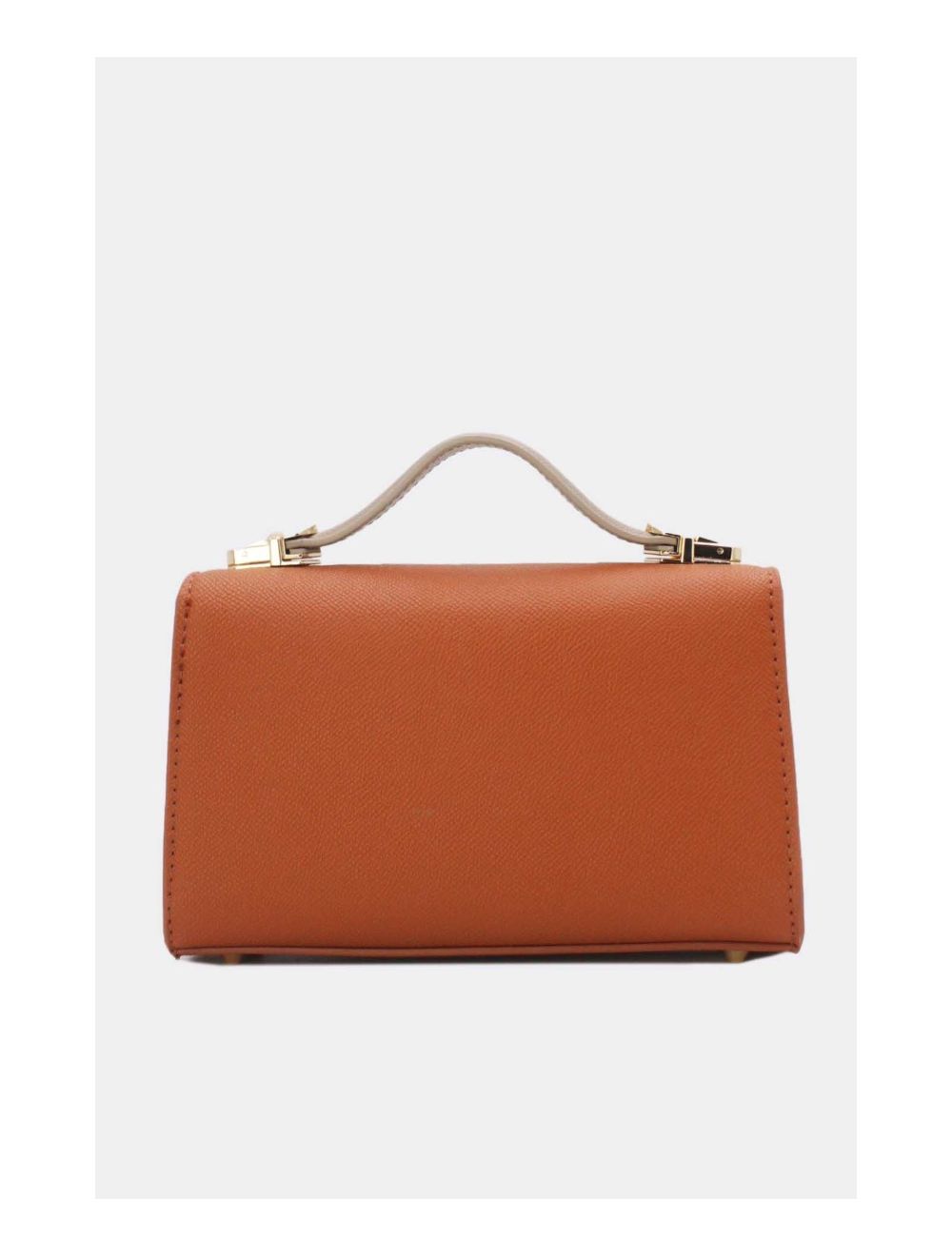 tom&eva Petit Sac à Main Orné Lock 24P-5953-Brown/khaki