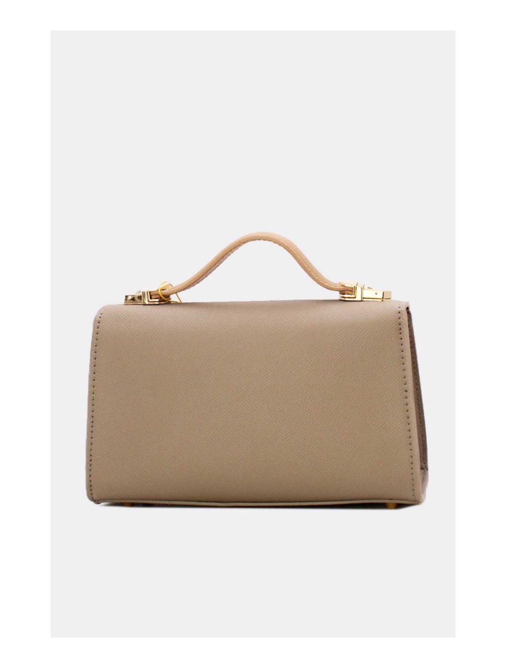 tom&eva Petit Sac à Main Orné Lock 24P-5953-Khaki/Apricot