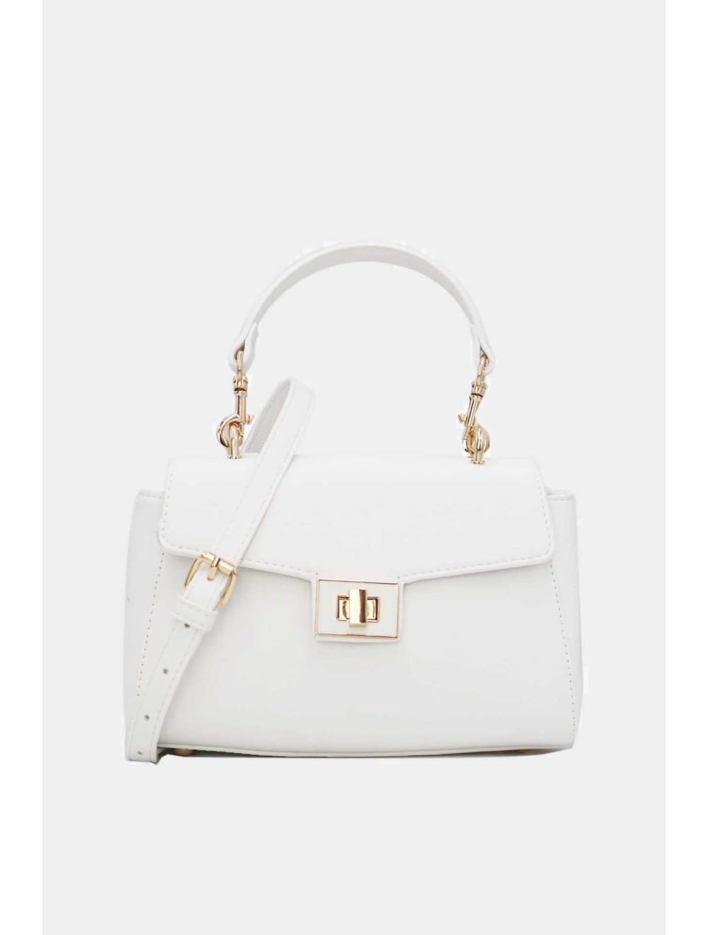 Tom&eva Petit Sac à Main Rectangulaire 24P-5993-Blanc