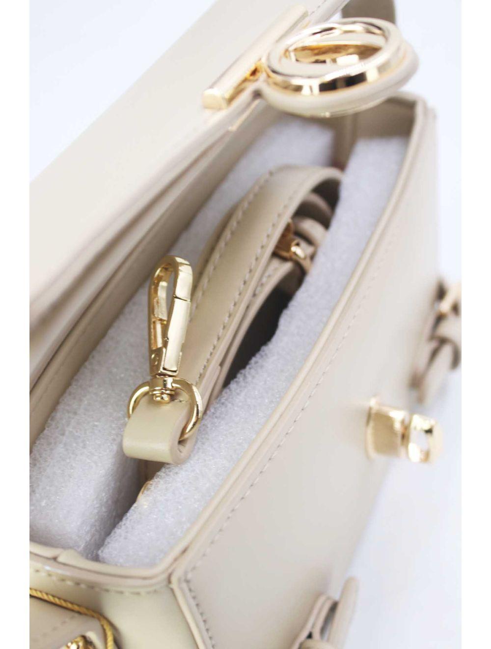 Tom&eva Petit Sac à Main Rigide Urbain Femme 24P-6065-Abricot