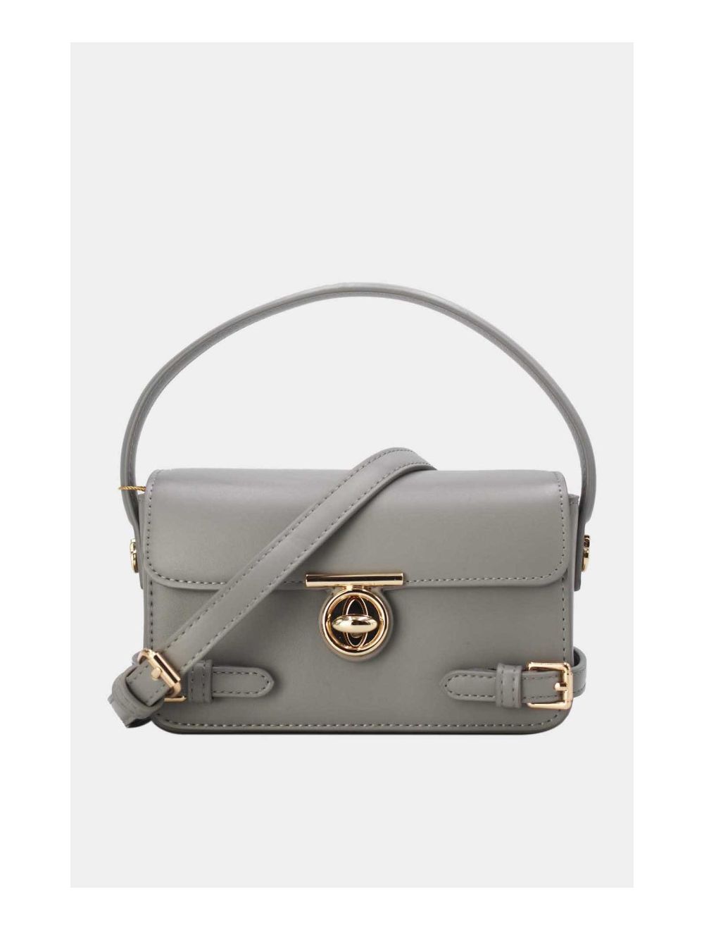 Tom&eva Petit Sac à Main Rigide Urbain Femme 24P-6065-Gris