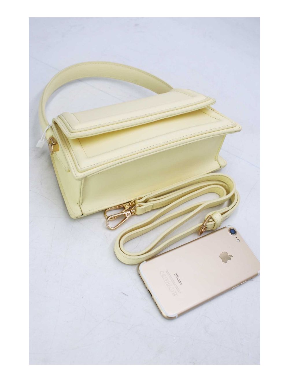 Tom&eva Petit Sac à Main Rigide Urbain Femme RÉASSORT 23P-5849-Jaune