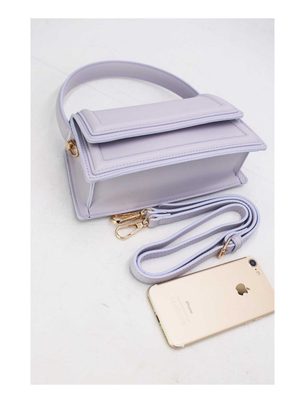 Tom&eva Petit Sac à Main Rigide Urbain Femme RÉASSORT 23P-5849-Violet