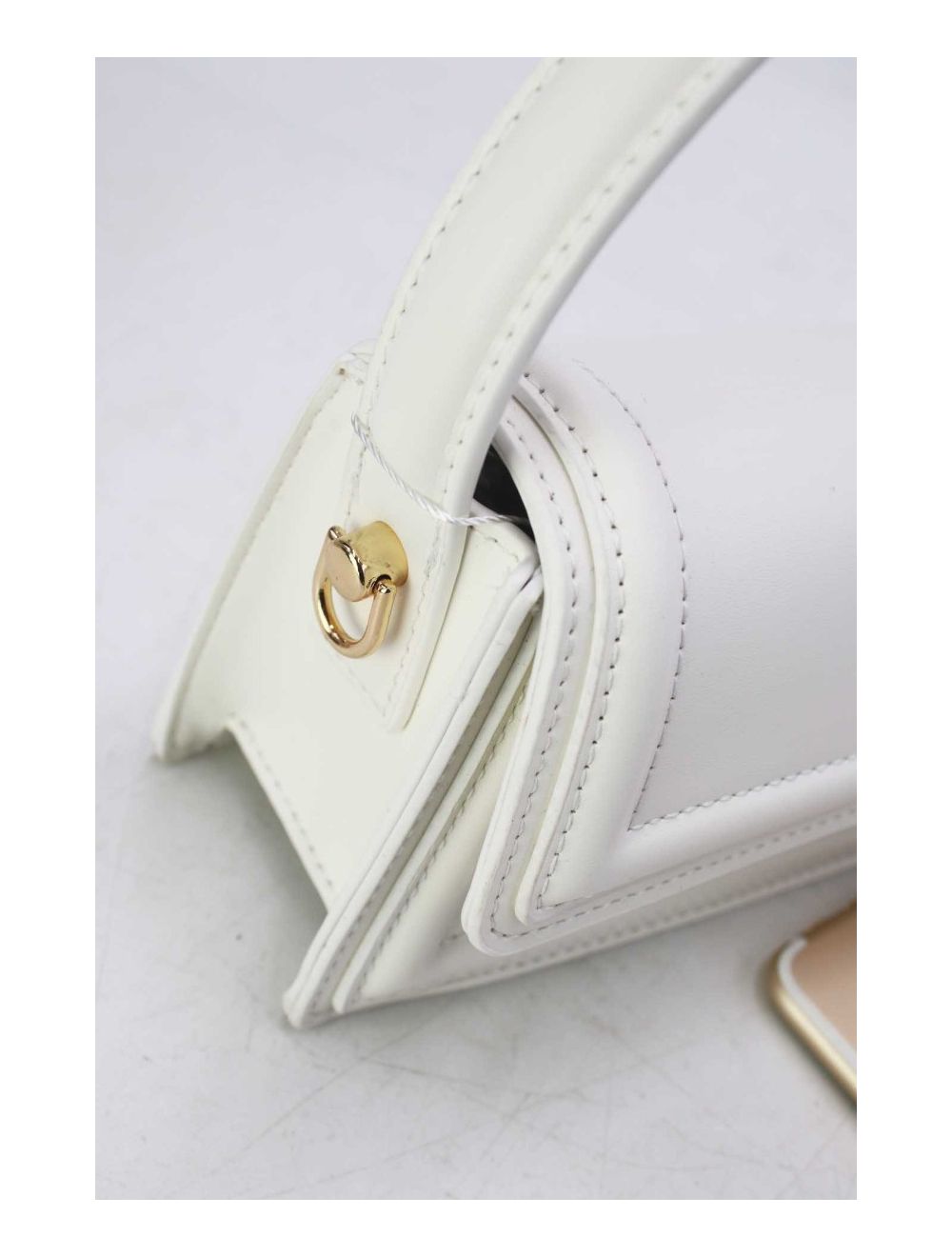 tom&eva Petit Sac à Main Rigide Urbain Femme RÉASSORT 23P-5849-Blanc