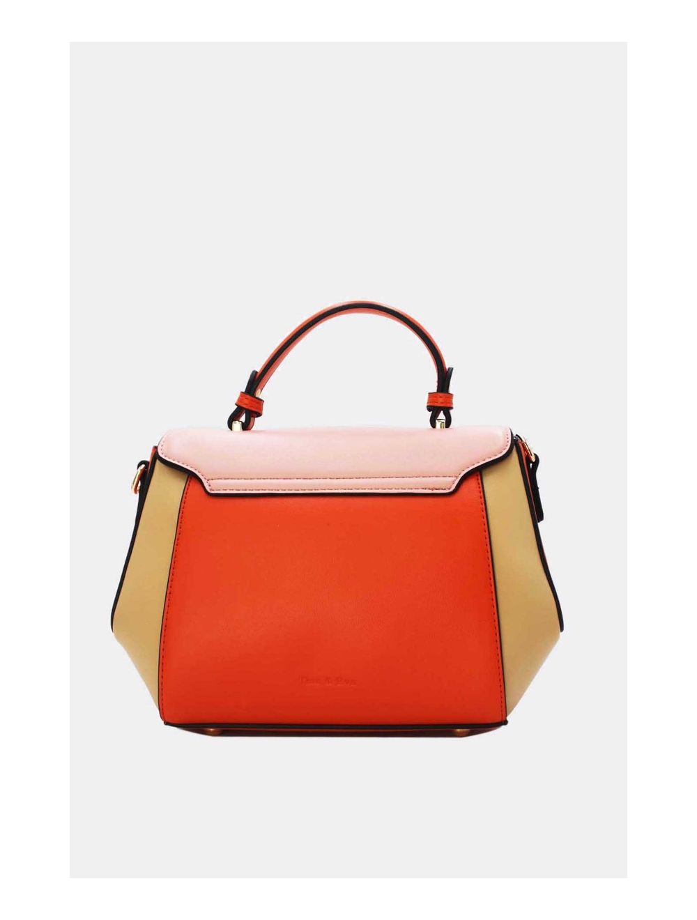 Tom&eva Petit Sac à Main Style Vintage 24P-5981-Orange/PK/Yellow