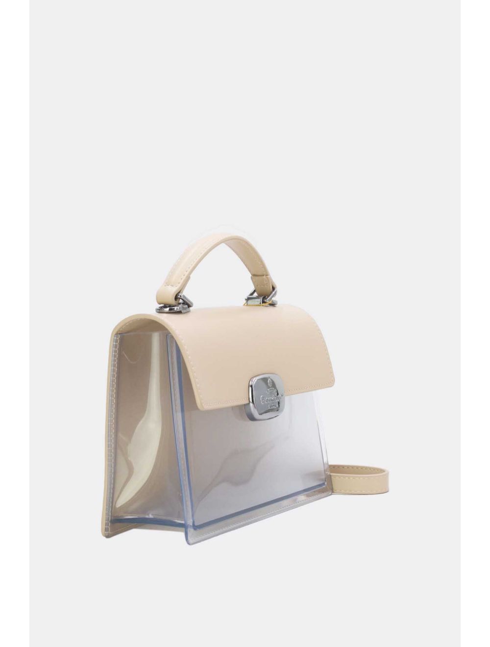 tom&eva Petit Sac à Main Transparent 24P-6062-Abricot