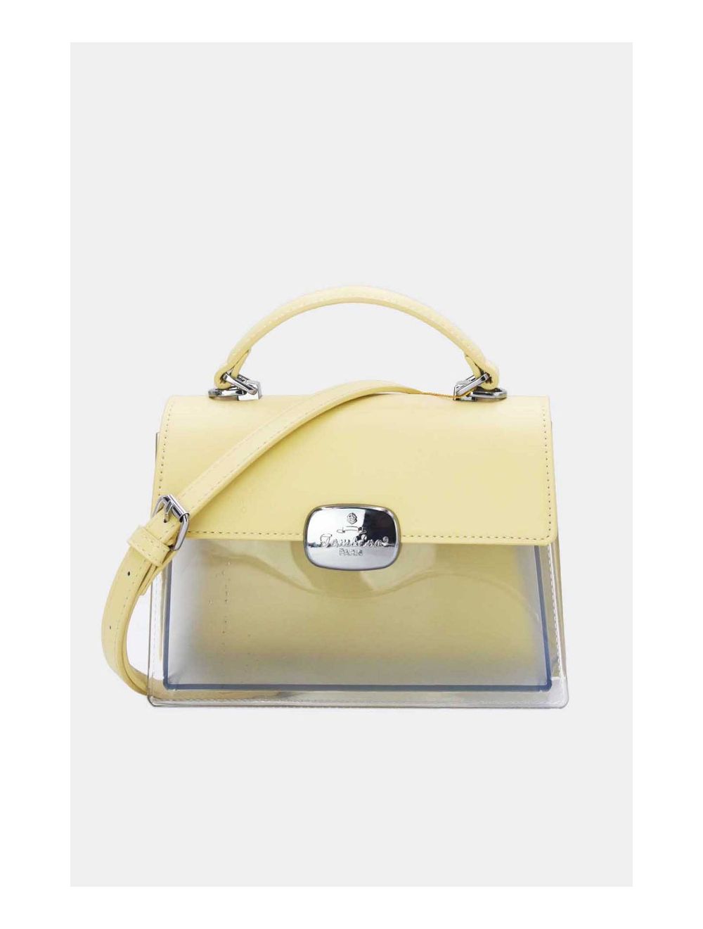 Tom&eva Petit Sac à Main Transparent 24P-6062-Jaune