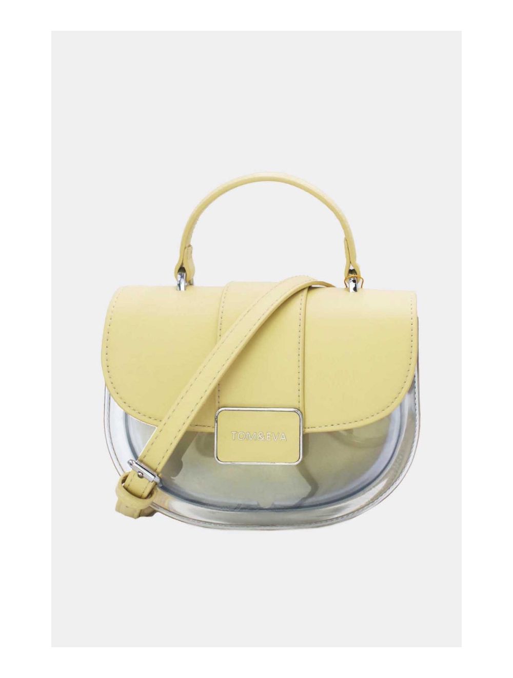 Tom&eva Petit Sac à Main Transparent 24P-6063-Jaune