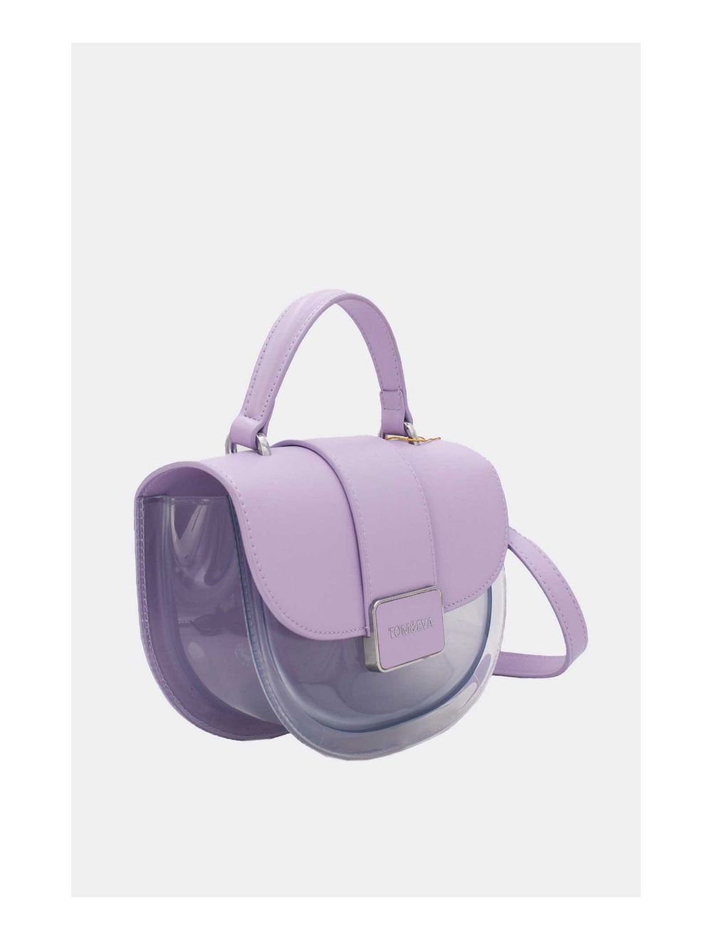 Tom&eva Petit Sac à Main Transparent 24P-6063-Violet