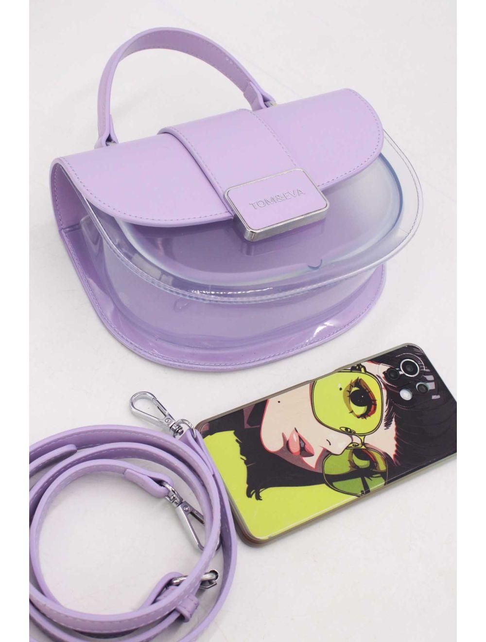 Tom&eva Petit Sac à Main Transparent 24P-6063-Violet