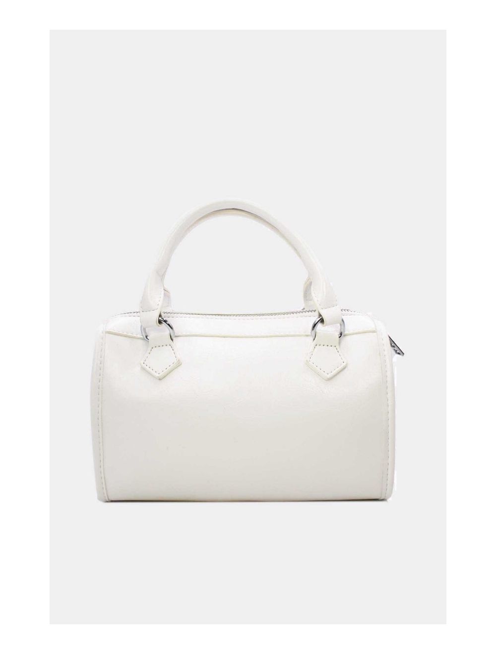 Tom&eva Petit Sac Bowling Femme Zips Décoratifs 24B-5963-Blanc