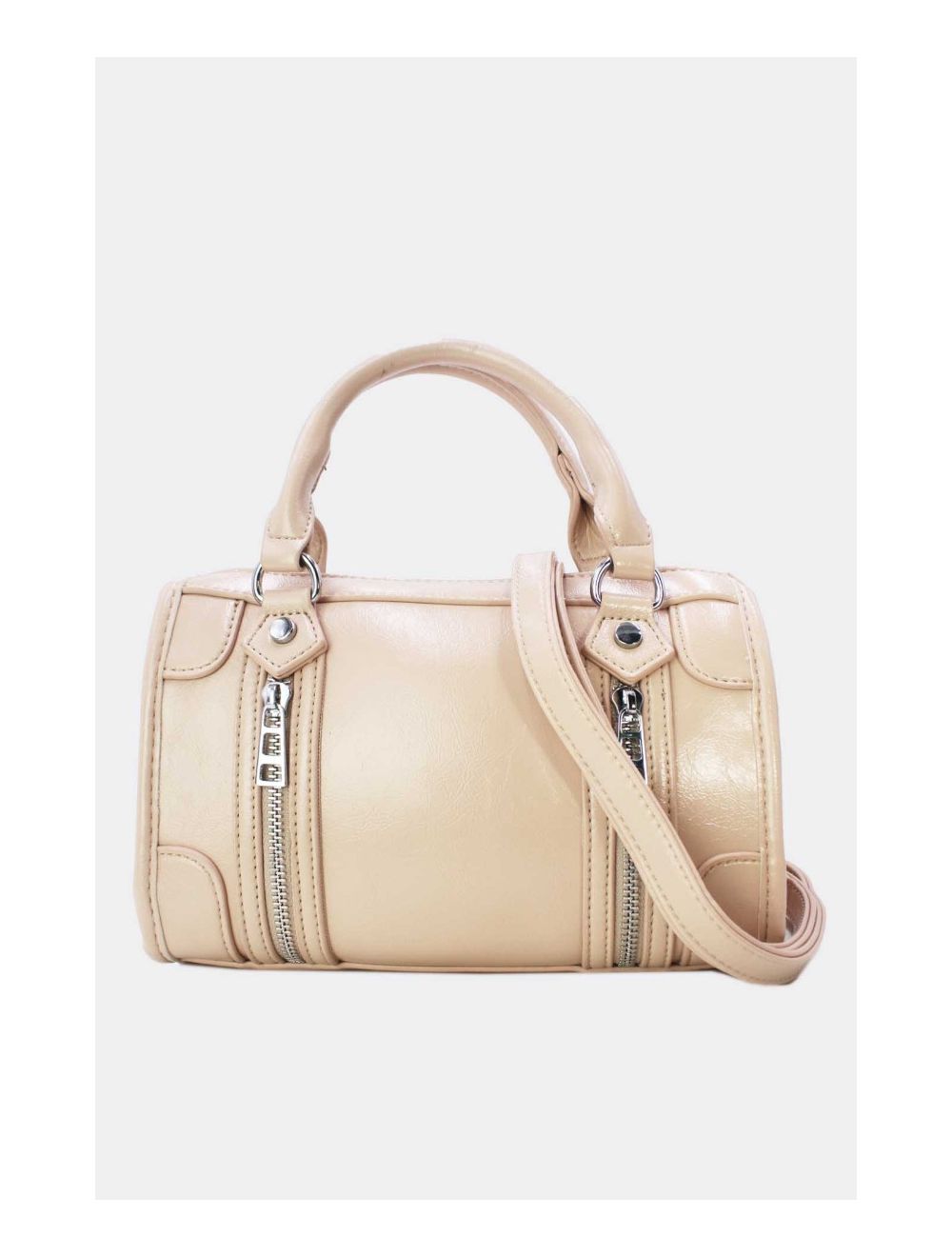 Tom&eva Petit Sac Bowling Femme Zips Décoratifs 24B-5963-Pink