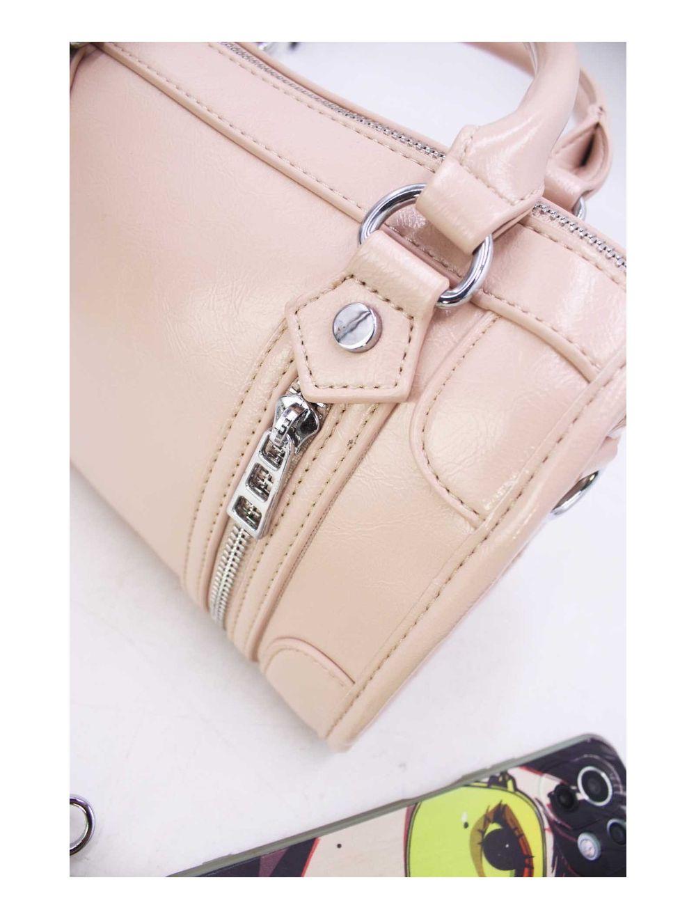 tom&eva Petit Sac Bowling Femme Zips Décoratifs 24B-5963-Pink