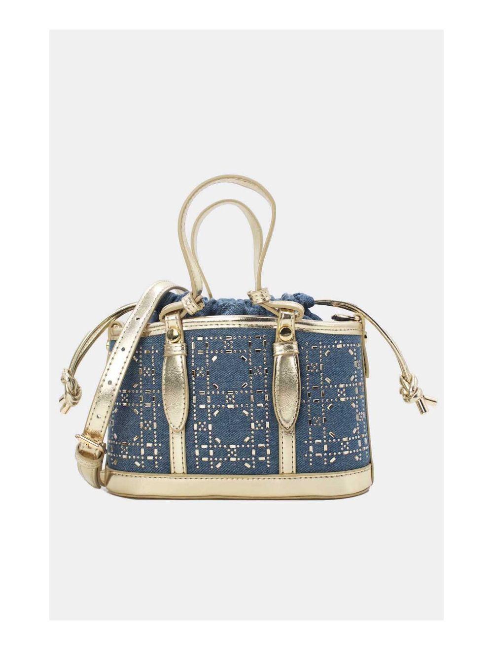 Tom&eva Petit Sac Seau En Jean 23P-5996-D.Blue/Gold
