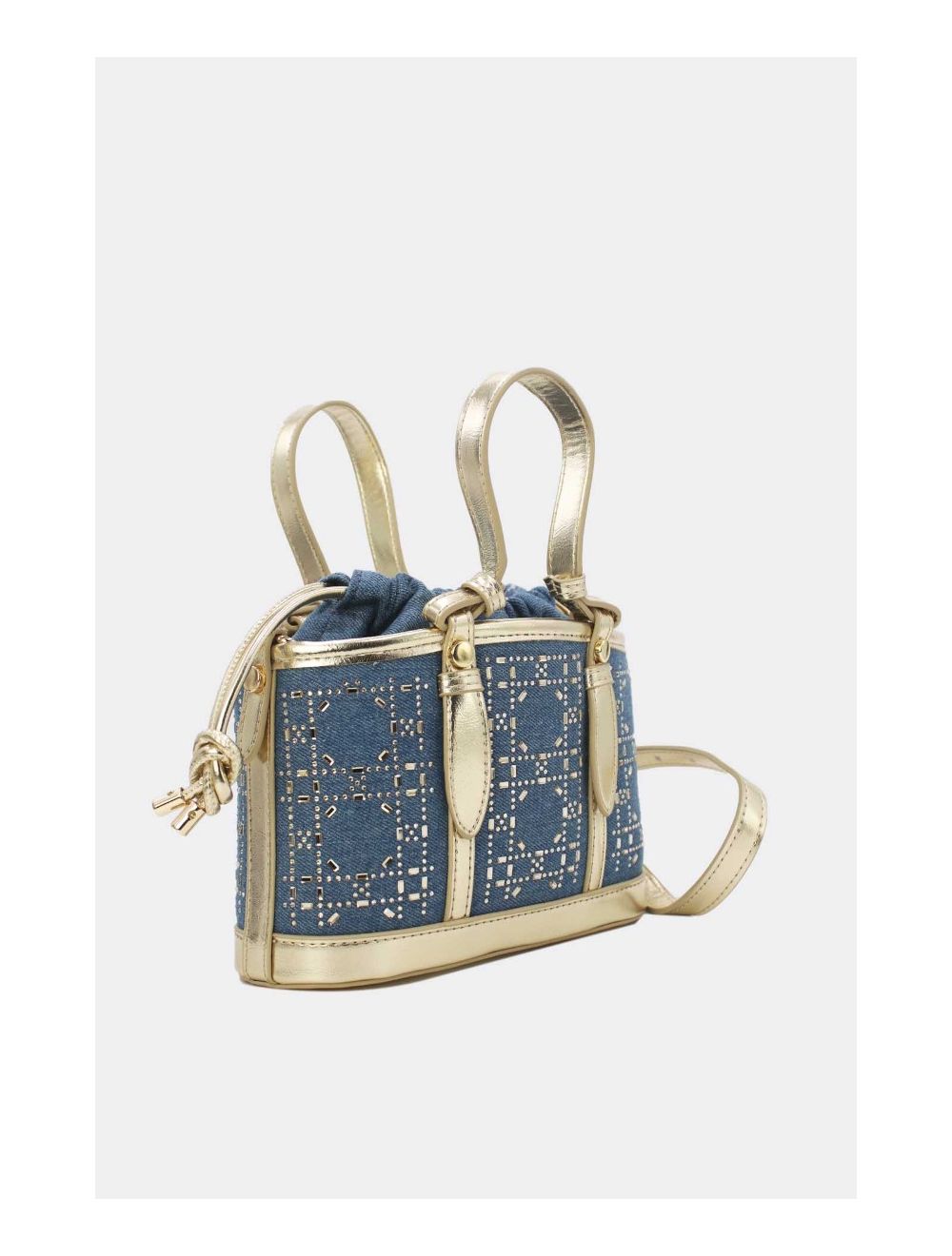 Tom&eva Petit Sac Seau En Jean 23P-5996-D.Blue/Gold