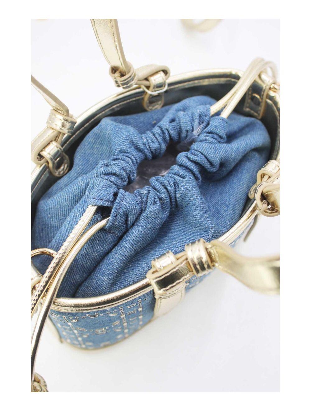 Tom&eva Petit Sac Seau En Jean 23P-5996-D.Blue/Gold