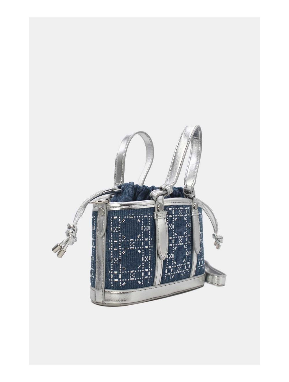 Tom&eva Petit Sac Seau En Jean 23P-5996-D.Blue/Silver