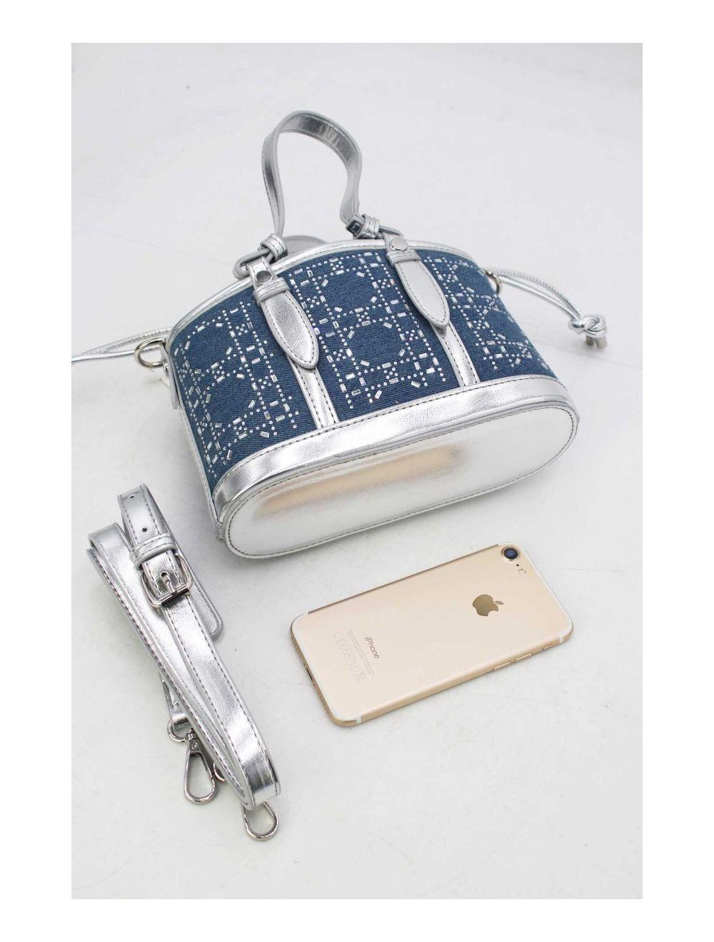 Tom&eva Petit Sac Seau En Jean 23P-5996-D.Blue/Silver