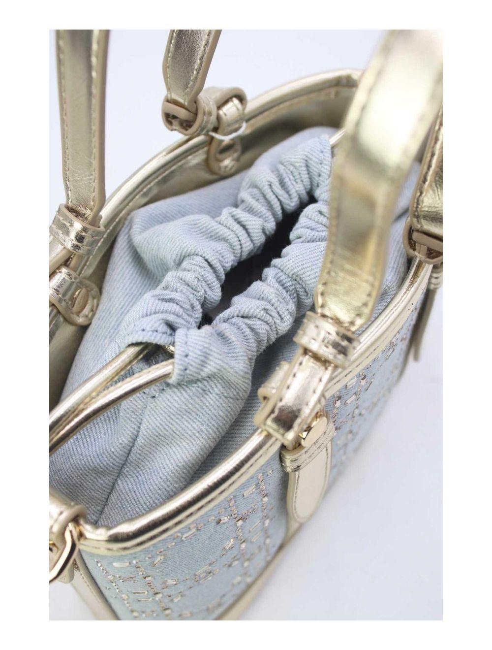 Tom&eva Petit Sac Seau En Jean 23P-5996-L.Blue/Gold