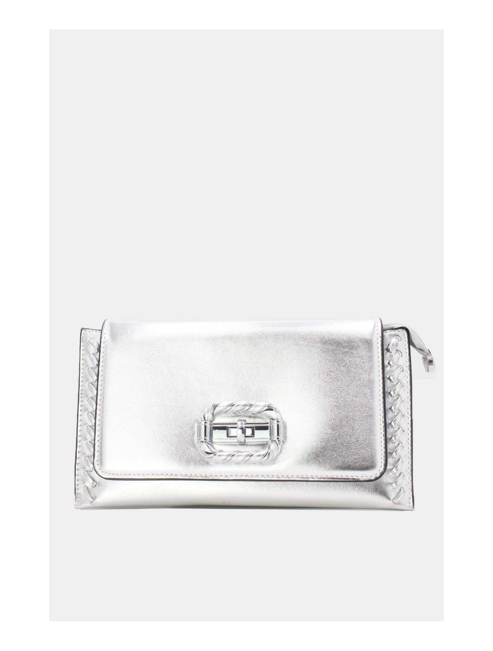 Tom&eva Pochette Bandoulière à Boucle Doré 24P-5906-Argenté