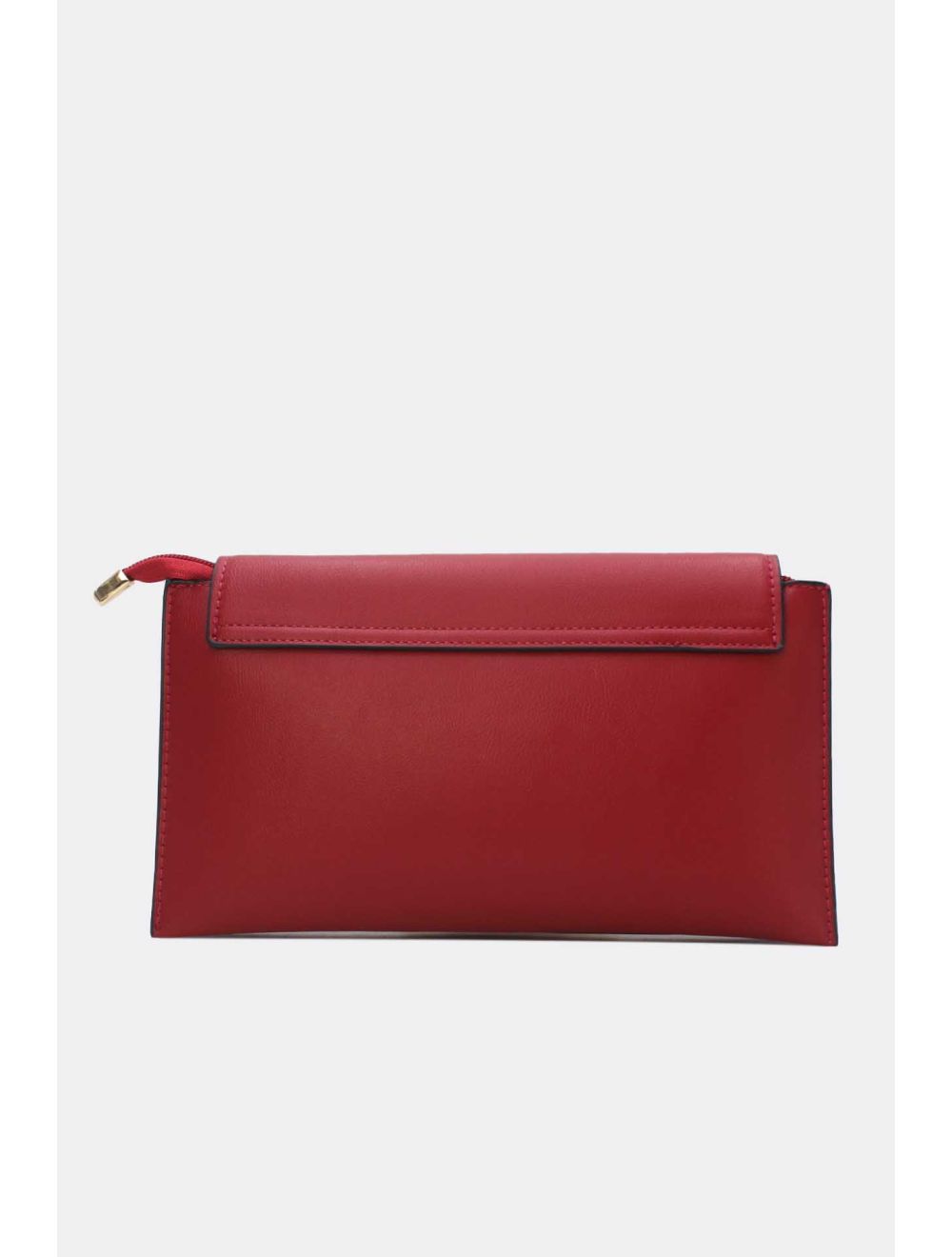 Tom&eva Pochette Bandoulière à Boucle Doré 24P-5906-Rouge