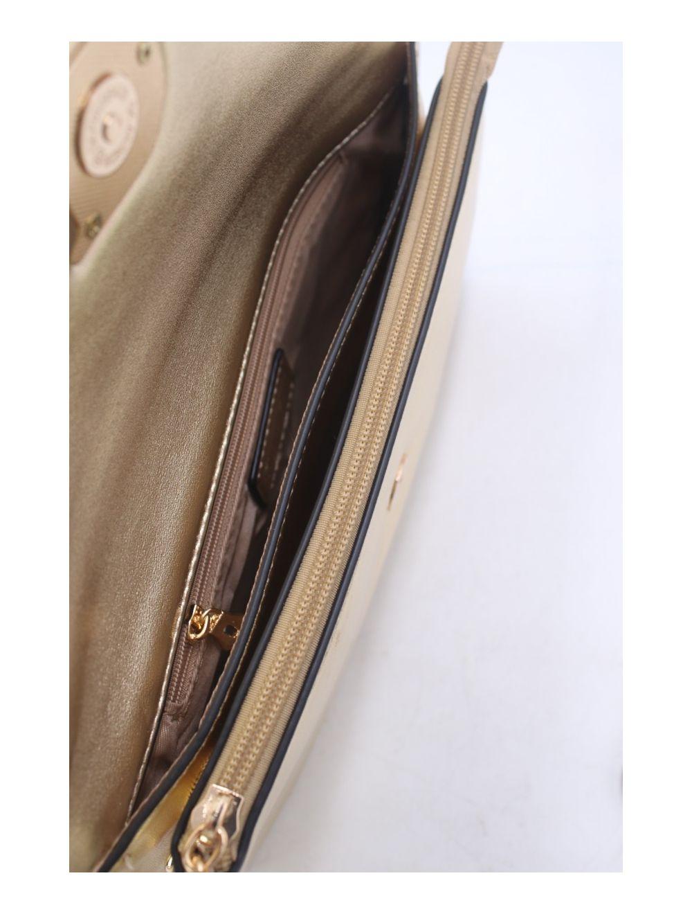 tom&eva Pochette Bandoulière à Rabat Asymétrique 24P-5982-Doré