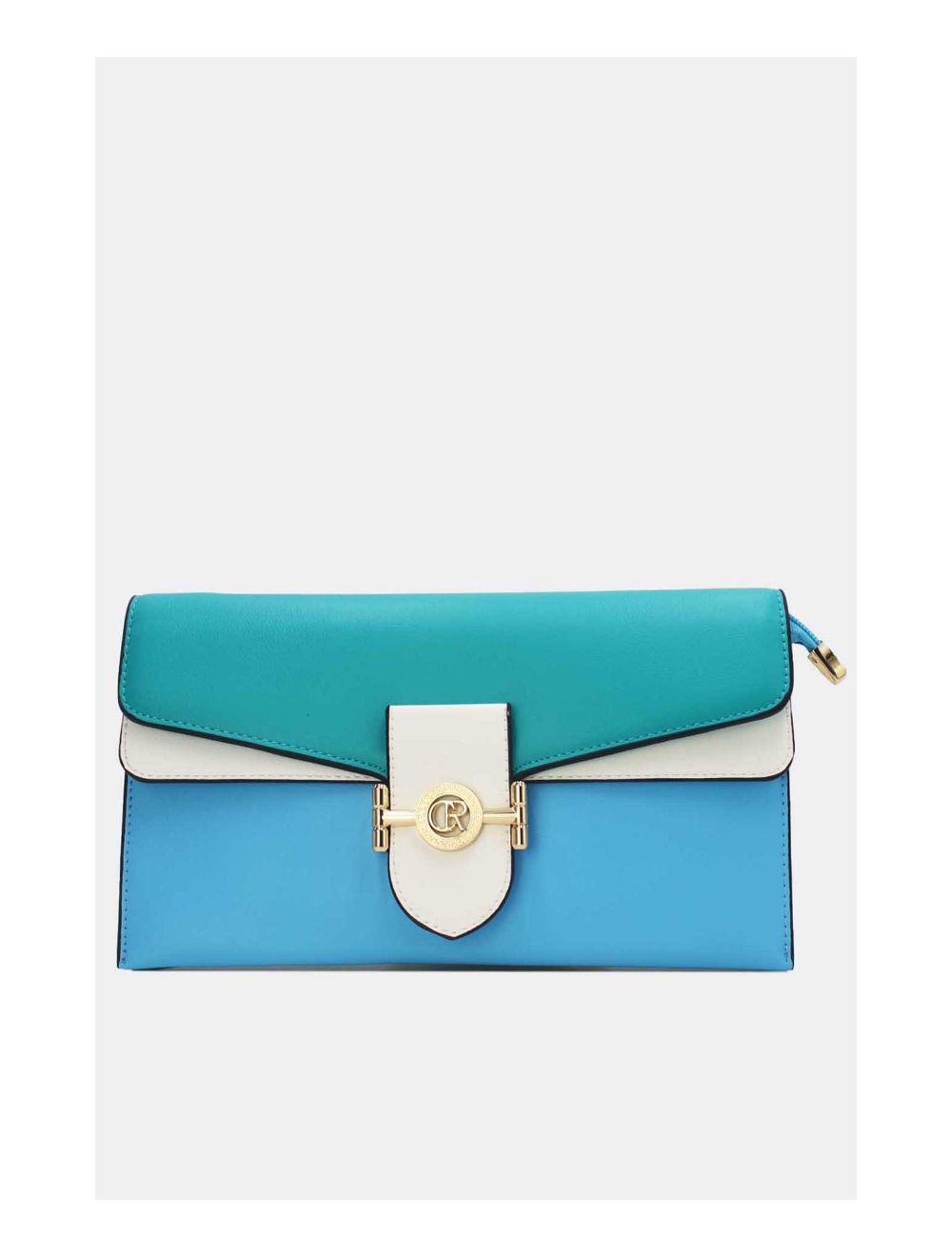 Tom&eva Pochette Bandoulière à Rabat Chic 24P-5908-Turquoise/L.Blue