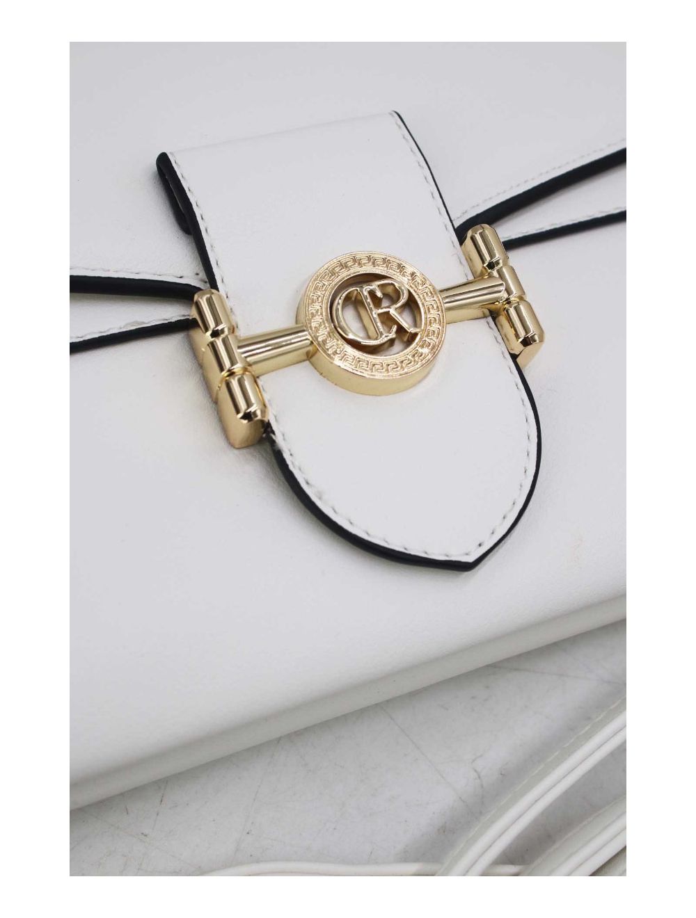 tom&eva Pochette Bandoulière à Rabat Chic 24P-5908-White/White