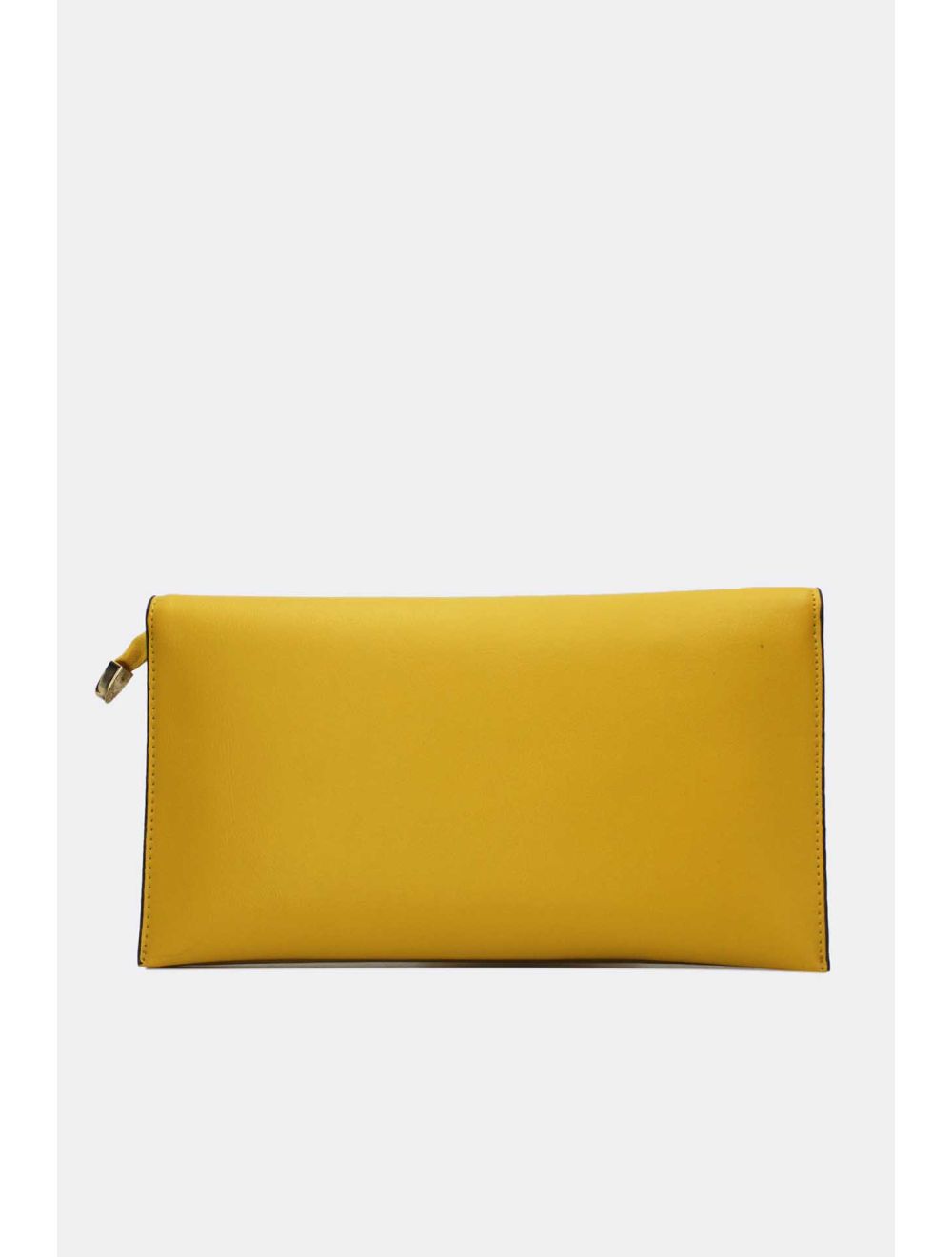 Tom&eva Pochette Bandoulière à Rabat Décoré Avec Lettre D-19G-2720-Jaune