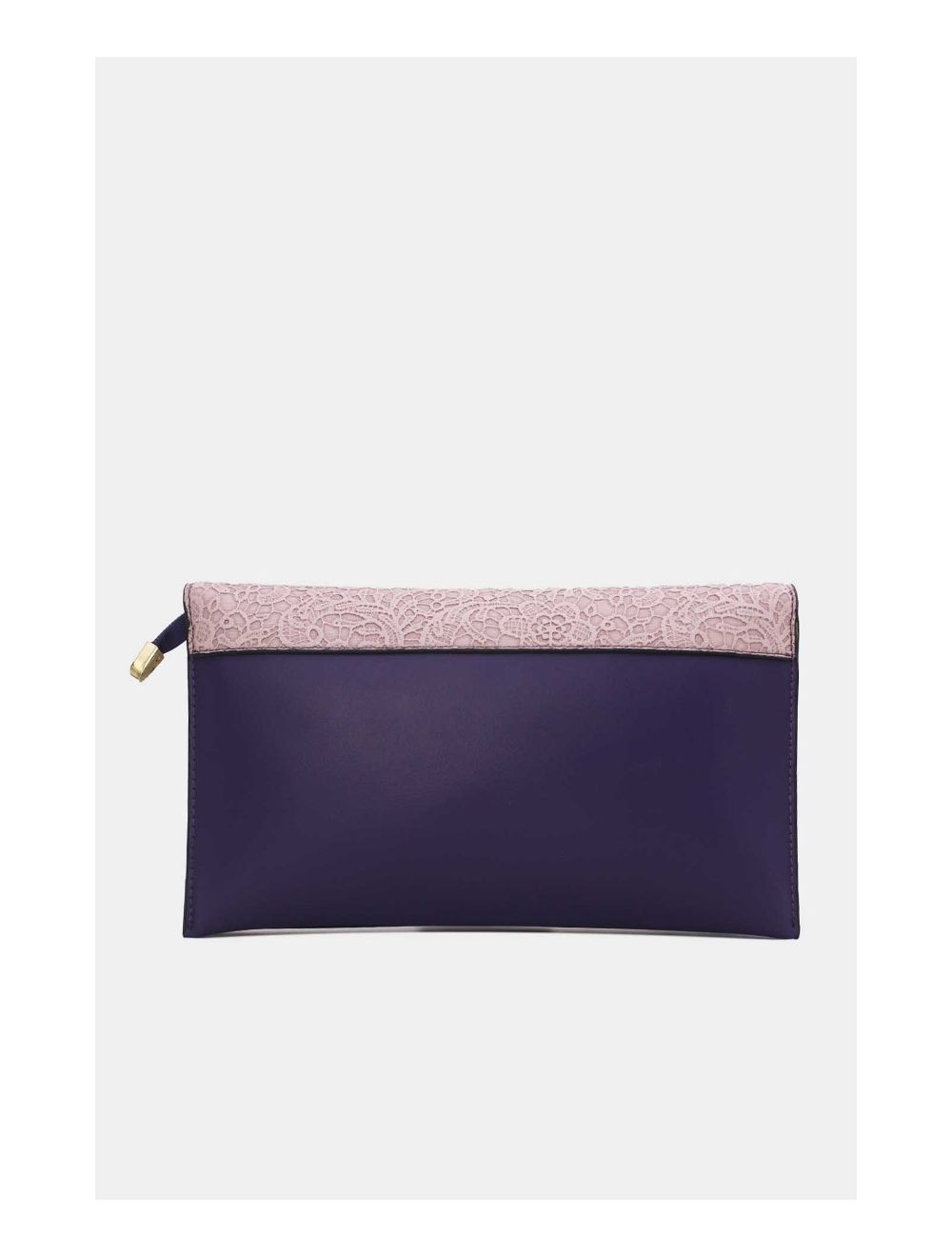 Tom&eva Pochette Bandoulière à Rabat Effet Broderie 24P-6044-Violet