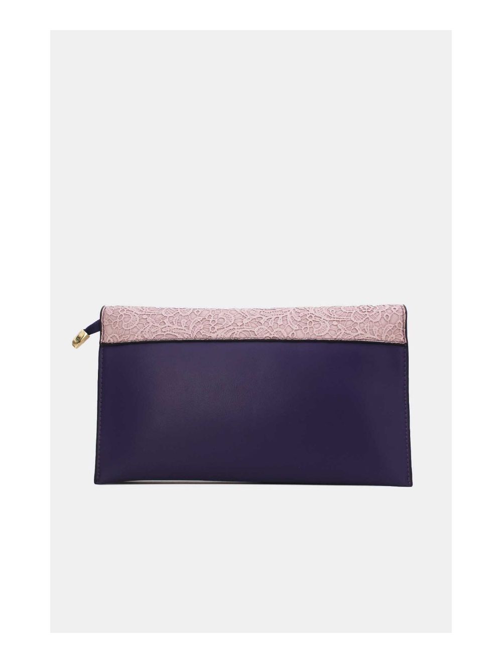 Tom&eva Pochette Bandoulière à Rabat Effet Broderie 24P-6043-Violet